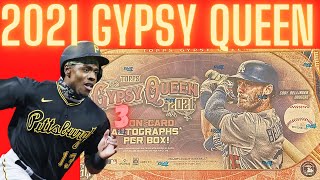 Extra AUTOGRAPH 2021 Topps Gypsy Queen Hobby Box Baseball Card Break [upl. by Ettenajna]