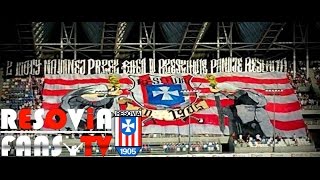 Relacja kibiców Resovii  DERBY RZESZOWA 6092014 [upl. by Lyrred]