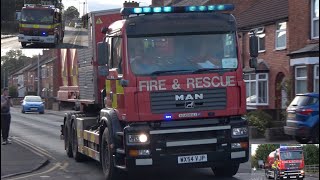 Firefighters From Cheshire Fire And Rescue Service Responded To Commercial Building FireCFRS [upl. by Yesrej168]