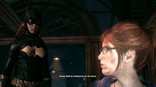 Batman Arkham Knight  Batgirl talks to Oracle free roamcharacter swap mod [upl. by Marsh732]