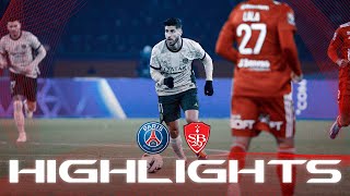 HIGHLIGHTS  PSG 22 BREST ⚽️ ASENSIO amp KOLO MUANI ⚽️ [upl. by Yeargain]