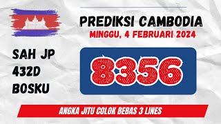 PREDIKSI CAMBODIA HARI INI 4 JANUARI 2024  BOCORAN TOGEL CAMBODIA  RUMUS ANGKA CAMBODIA KUAT [upl. by Koah]