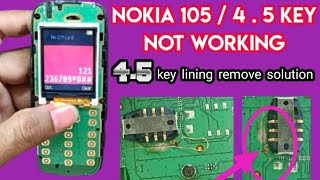 Nokia ta 1304 keypad 45 not working  Nokia 105 keypad solution nokia keypad way ak mobile wala [upl. by Franzoni]