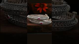 Silver Bangles design silverbangles jewellery ytshorts [upl. by Pedrotti704]