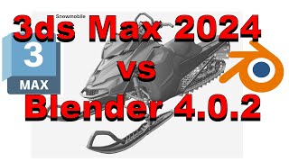 3ds Max 2024 vs Blender 402 A HeadtoHead Comparison of STL Import Speed [upl. by Narra]