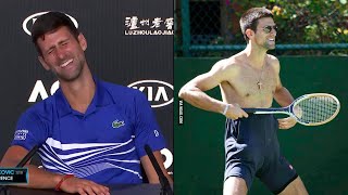 Djokovic Funniest Moments  Try To Not Laugh 😂 [upl. by Kristal288]