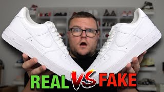 Nike Air Force 1 REAL vs FAKE 👟 How to Spot FAKE Nike Air Force 1 [upl. by Boyt537]