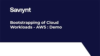 Lesson 2  Bootstrapping of Cloud Workloads  AWS  Demo [upl. by Yrallam211]