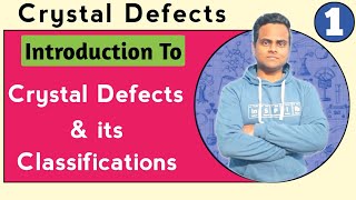 Crystal Defect  Classification Of Crystal Defect  Lattice Defect [upl. by Nitsirhc813]