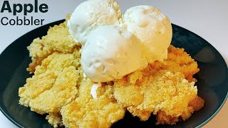 Homemade Apple Cobbler Recipe  Easy amp Delicious Dessert [upl. by Aym375]