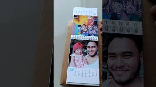 Mini desktop Calendar unboxing from ZOOMIN [upl. by Laira252]