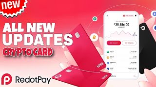 REDOTPAY  Visa card  Fees  Coupon Code  Crypto Card  NEW Updates  FYII [upl. by Silevi]