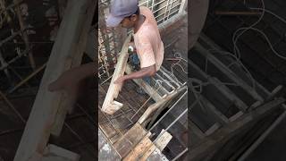 Building Stairs Riser Work 👍stairs minishortsvlog shorts workout viral centringwork [upl. by Nosde774]