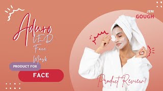 Aduro Led Face Mask Product Review Jeni Gough [upl. by Ravel]