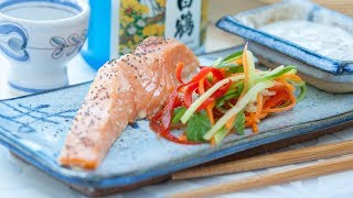 How to Make Tea Smoked Salmon amp Seaweed Yoghurt Sauce [upl. by Nichol]