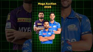 IPL Stars In Auction  Top 3 Players In Mega Auction iplauction rohitsharma ipl2025 shorts [upl. by Berga]