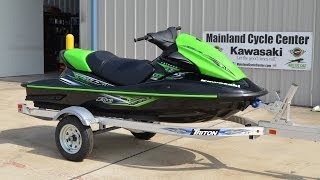 9699 2014 Kawasaki STX15F 160 HP JetSki with Trition Aluminum Trailer [upl. by Ralli358]