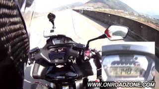 HONDA NC700D Integra 700 060mph 0100kmh 0160kmh acceleration bike motorcycle DCT video movie [upl. by Letram]