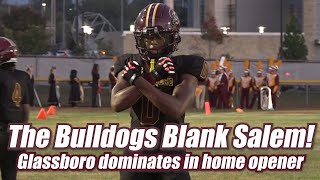 Glassboro 46 Salem 0  HS Football  Week 3 Highlights  Xavier Sabb 2 TDs [upl. by Marylou]