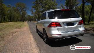 2017 MercedesBenz GLE 500e hybrid 0100kmh amp engine sound [upl. by Pedaiah320]