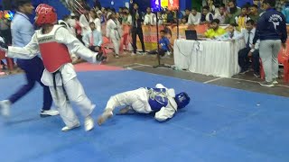 Juber Ahmedraebareli sai🔵vs vishwatmalucknow sai🔴 up state taekwondo championship 2023 mustwatch [upl. by Anitsirc]