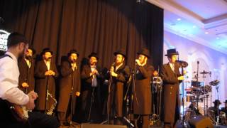 Motty Steinmetz with Mezamrim Choir at The Kolel Poland Dinner [upl. by Alejna]