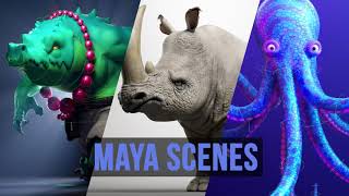 Maya Scenes  Zoo Tools Pro  Maya [upl. by Calmas]