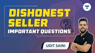 Dishonest Seller Important Questions Part 01  Udit Saini cat2023 [upl. by Lach654]