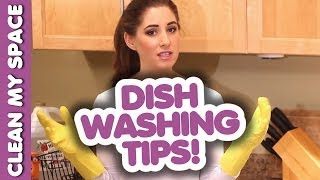 How to Hand Wash Dishes 10 Handy Dish Washing Tips Easy Dish Cleaning Ideas Clean My Space [upl. by Uahsoj992]