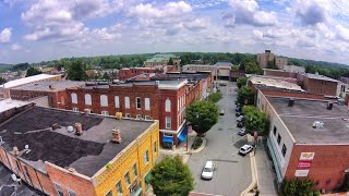 Aerial View of Asheboro NC  dji Phantom 2 Vision [upl. by Reh]