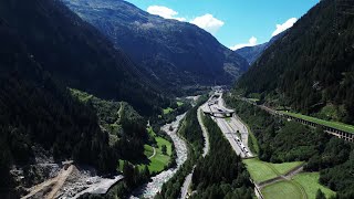 Kabeltrassee 220kV Airolo – Göschenen [upl. by Onidranreb]