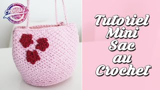 Tutoriel Mini Sac Bourse au Crochet [upl. by Nalehp]