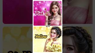 Pink💖 vs yellow💛 shorts viral trending [upl. by Khan167]