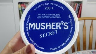 How I Protect My Dogs Paws In The Winter  Mushers Secret  Dog Mom Life [upl. by Elleved]