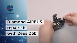 Diamond AIRBUS fiber optic repair kit with Zeus D50 [upl. by Bartholomeus]