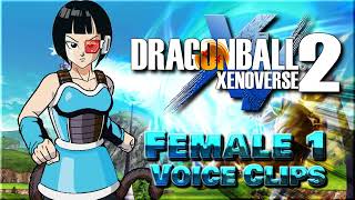 All Female 1 Voice Clips • Dragon Ball Xenoverse 2 • Voice Lines • Avatar Voices [upl. by Spike]