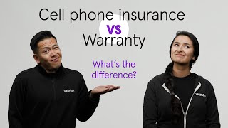 Cell phone insurance vs warranty Whats the difference  Asurion [upl. by Tenner]