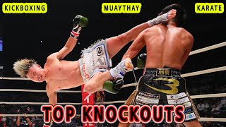 Top 60 Crazy Knockouts 2023 in Kickboxing amp Muay Thai [upl. by Netsrijk330]