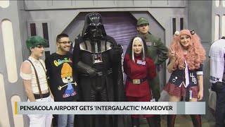 Pensacon Airport gets Intergalactic Makeover [upl. by Heinrike]