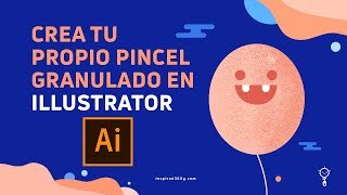 Tutorial  Cómo Crear Tu Propio Pincel Granulado en Illustrator [upl. by Scharff]