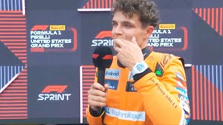 Lando Norris United States Grand Prix PostSPRINT Interview  F1 2024 US Grand Prix [upl. by Pam43]