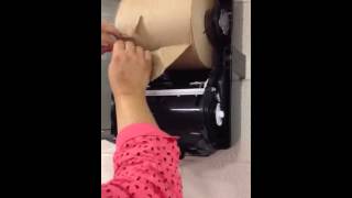 FCS Papertowel dispenser refill demo [upl. by Hannon]