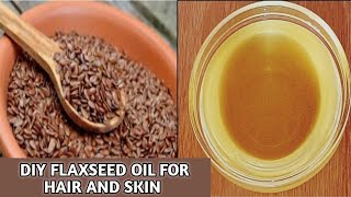 Flaxseed oil easy and natural way to prepare it diy flaxseed oil Jennys tips [upl. by Htidirem]