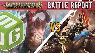 Ogor Mawtribes vs Slaves to Darkness Age of Sigmar Battle Report Ep 4  Vault Reupload [upl. by Herta]