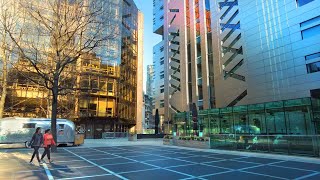 Walking London’s Broadgate to Shoreditch incl 100 Liverpool Street Shopping Centre  4K  Feb 2021 [upl. by Ahseila]