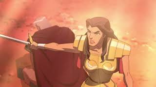 41 Hippolyta vs Ares Fight Scene Wonder Woman [upl. by Ard]