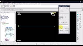 ANSYS Non Linear Cantilever Beam Video Tutorial [upl. by Alegnaoj]