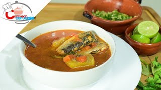 Caldo de Pescado Sardina  Recetas para Cuaresma [upl. by Tjader]