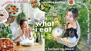 what i eat in a WEEK🍜intuitive eating amp home baking ft period remedies amp a surprise bday picnic🧺 [upl. by Shapiro]