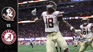 Florida State vs Alabama Football Highlights 2017 [upl. by Felty]